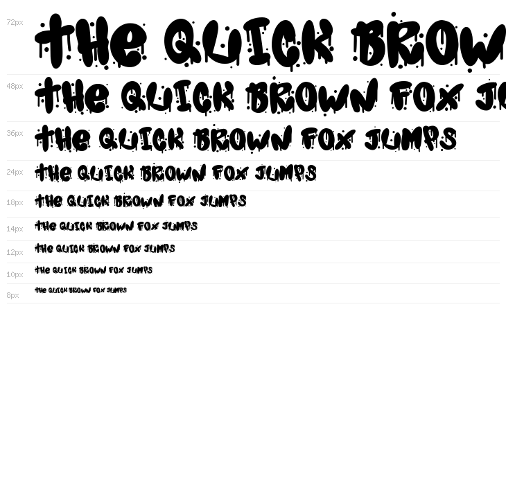 Spray Typo Gang Waterfall