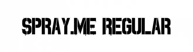 Spray.ME Regular  تنزيل الخطوط