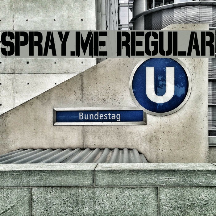 Spray.ME Regular Font examples