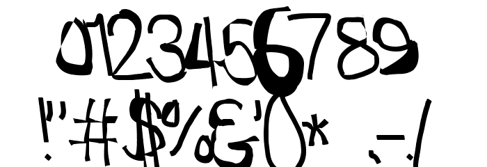 Sprayer OppositeOblique Font OTHER CHARS