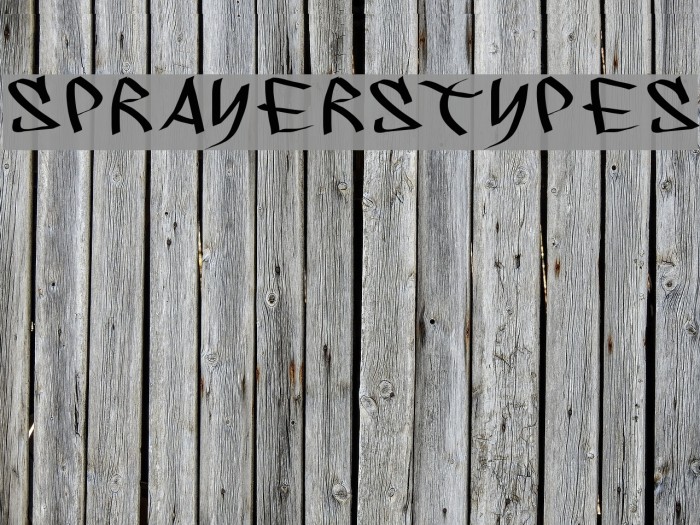 SprayersTypes Example 1