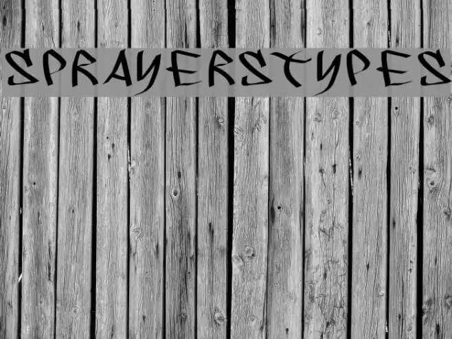 SprayersTypes Font examples