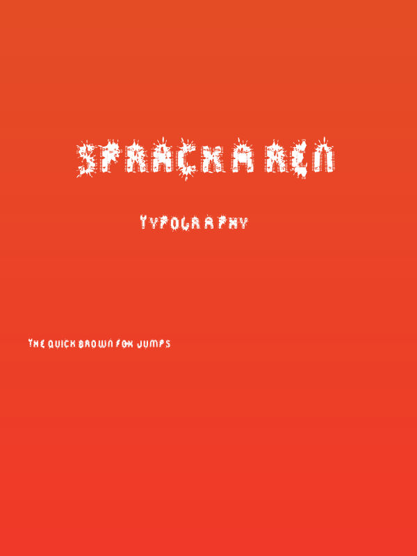 Spräckaren Poster