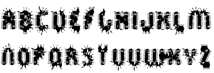 Spräckaren Font LOWERCASE