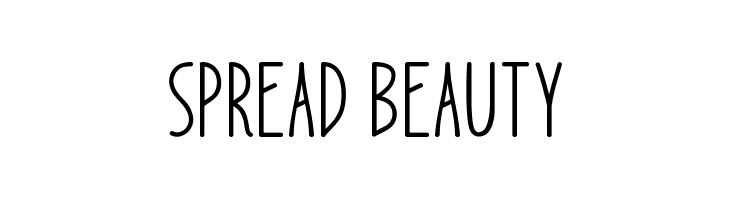 Spread Beauty  フリーフォントのダウンロード