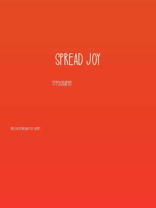 Spread Joy Poster