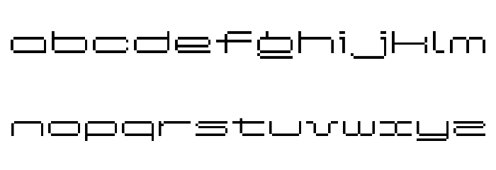 SpreadBitA10 Font LOWERCASE
