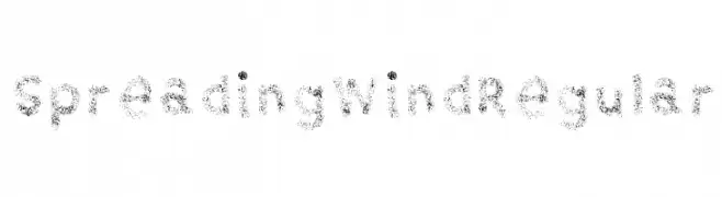 Spreading Wind Regular  Frei Schriftart Herunterladen