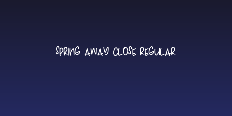 Spring Away Close Regular Social Header