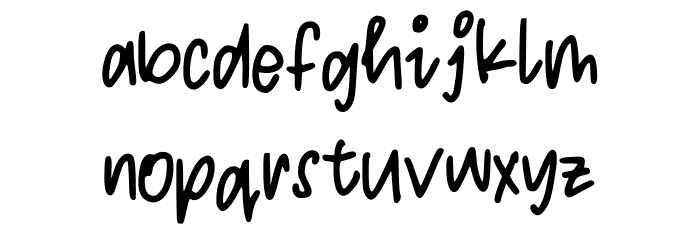 Spring Away Close Regular Font LOWERCASE