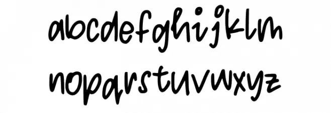 Spring Away Close Regular 字体 小写