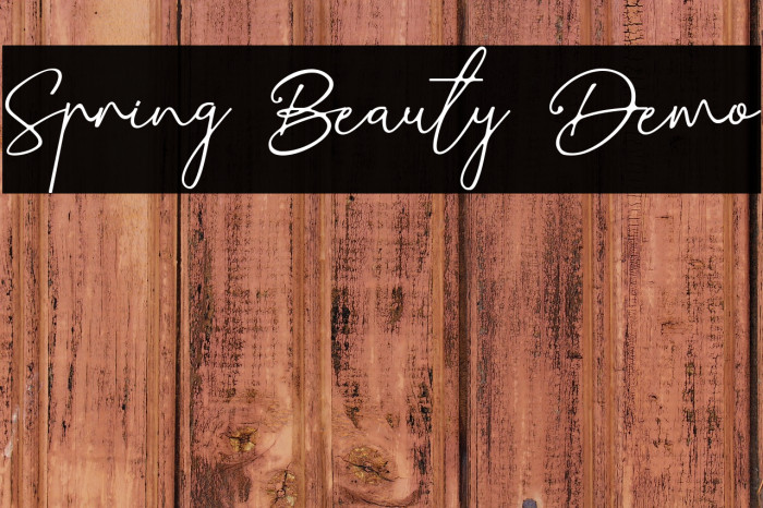 Spring Beauty Demo Example 3