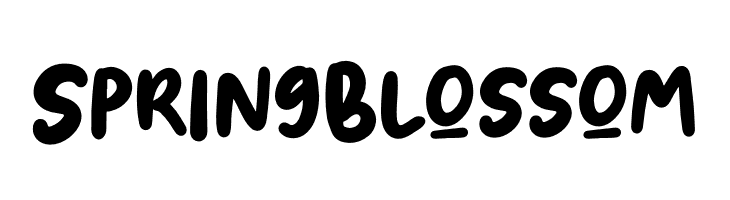 Spring Blossom  Free Fonts Download
