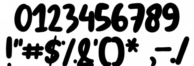 Spring Blossom Font OTHER CHARS