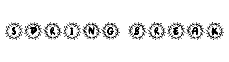 Spring Break  Free Fonts Download