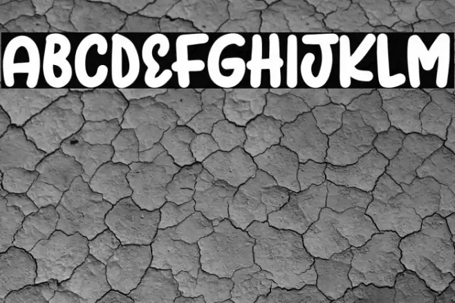 Spring Bubbles Font examples