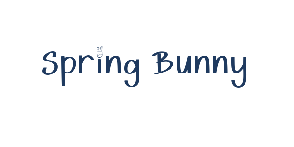Spring Bunny Logo