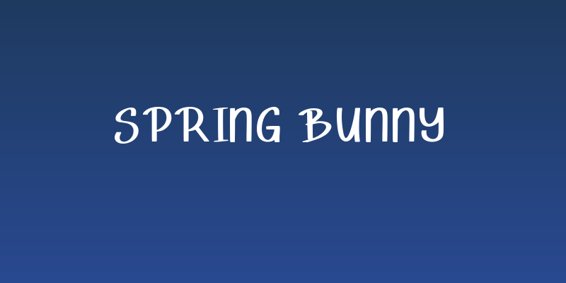 Spring Bunny Social Header