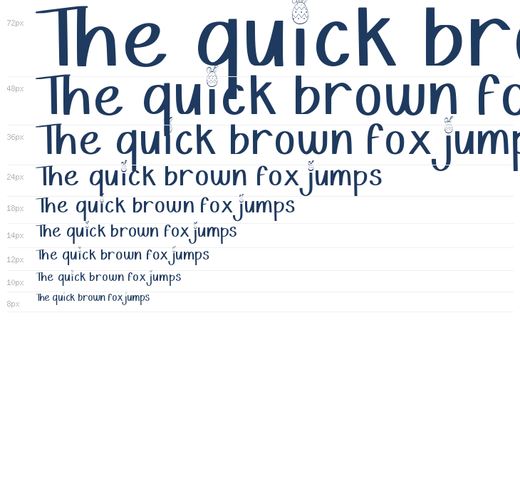 Spring Bunny Waterfall