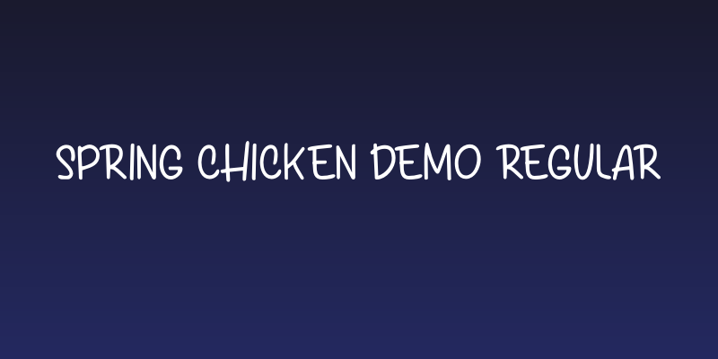 Spring Chicken DEMO Regular Social Header