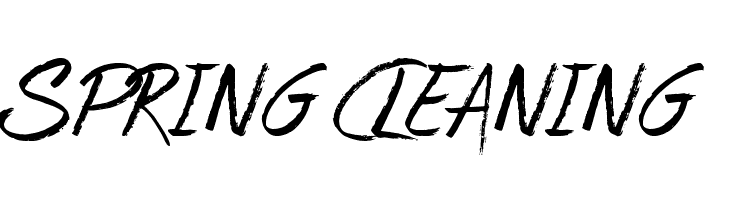 Spring Cleaning Font
