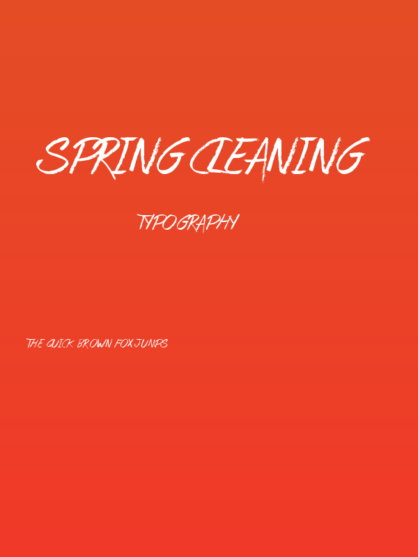 Spring Cleaning Poster