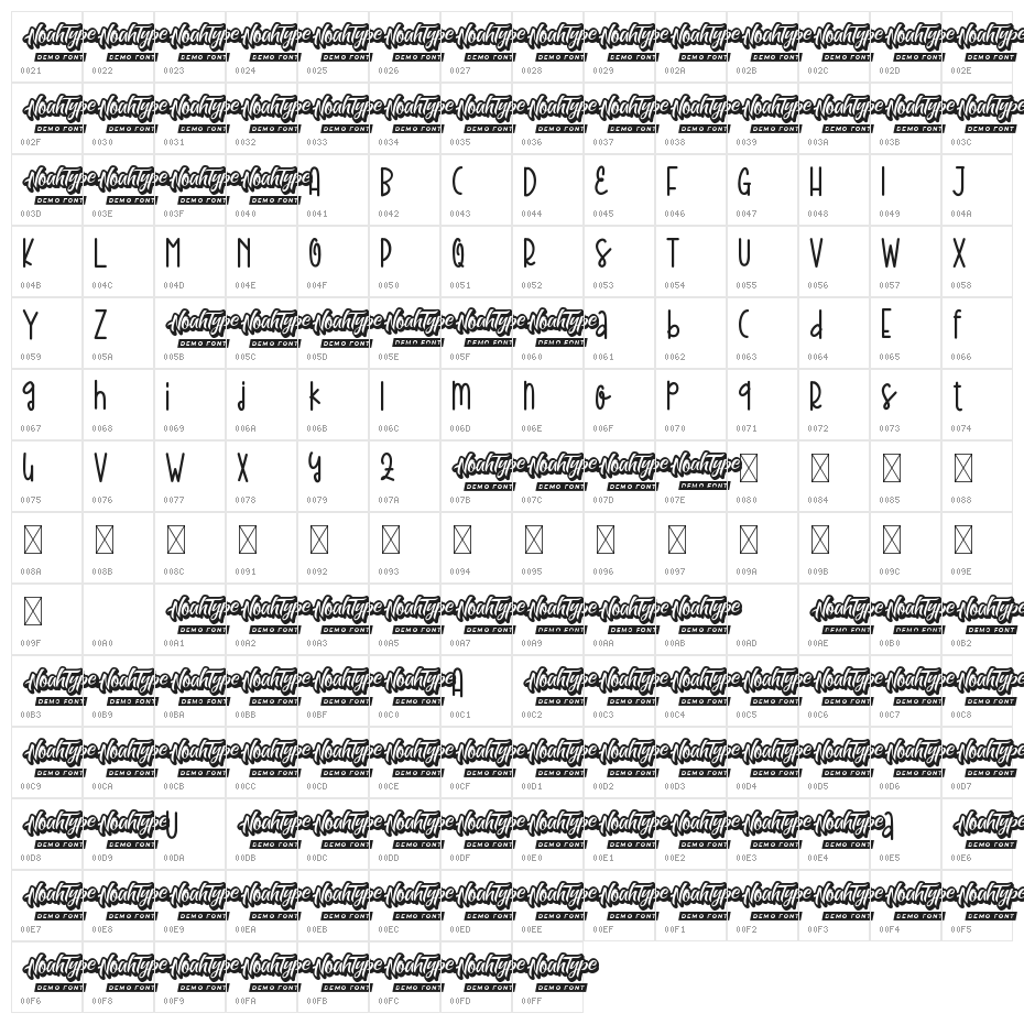Spring Comedy Demo Character Map
