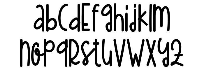 Spring Comedy Demo Font LOWERCASE