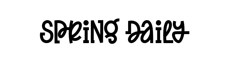 Spring Daily  नि: शुल्क फ़ॉन्ट्स डाउनलोड