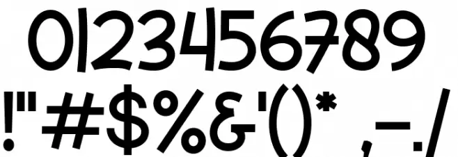 Spring Daily Font OTHER CHARS