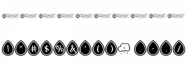 Spring*Drops Font OTHER CHARS