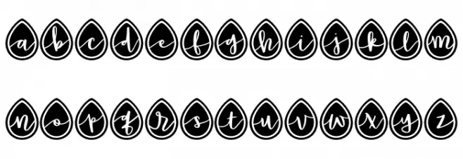 Spring*Drops Polices MINUSCULES
