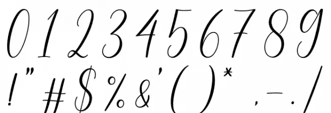 Spring Flower Font OTHER CHARS