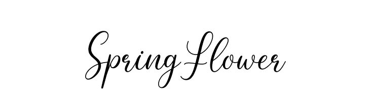 Spring Flower  لخطوط تنزيل