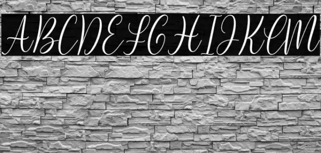 Spring Flower Font examples