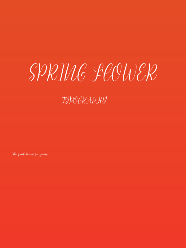 Spring Flower Poster