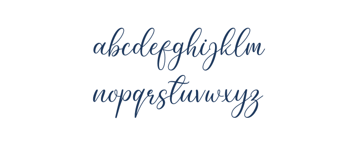 Spring Flower Lowercase