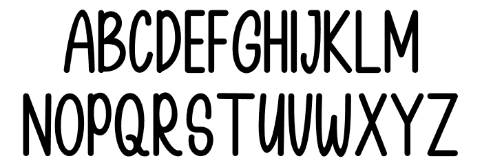 Spring Garden Font LOWERCASE