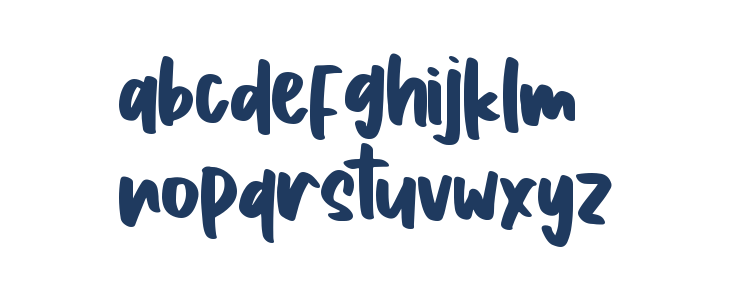 Spring Garden Lowercase