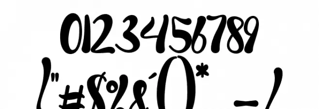 Spring Heart Font OTHER CHARS