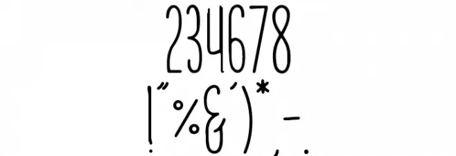 Spring Holiday Font OTHER CHARS