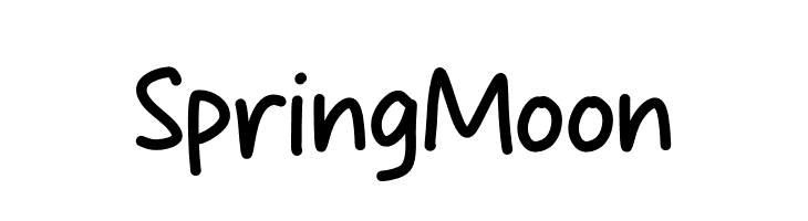 Spring Moon  لخطوط تنزيل