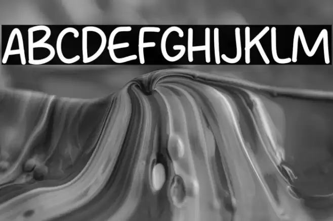 Spring Moon Font examples