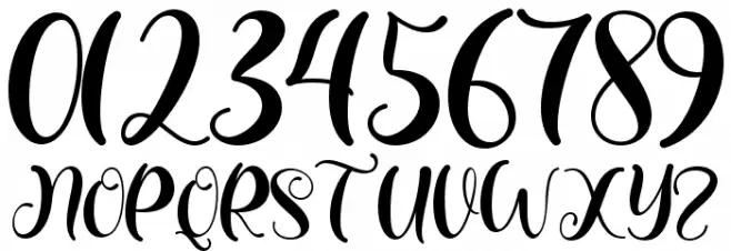 Spring Natural Demo Font OTHER CHARS