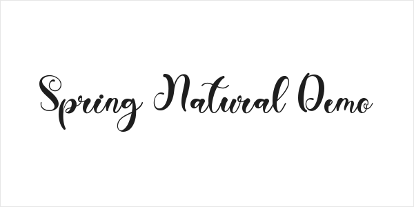 Spring Natural Demo Logo