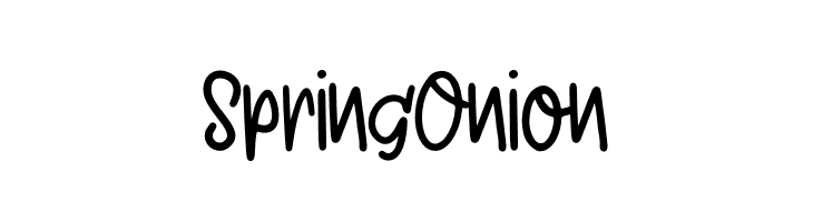Spring Onion  Fuentes Gratis Descargar