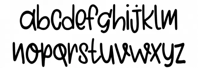 Spring Onion Fonte MINÚSCULAS