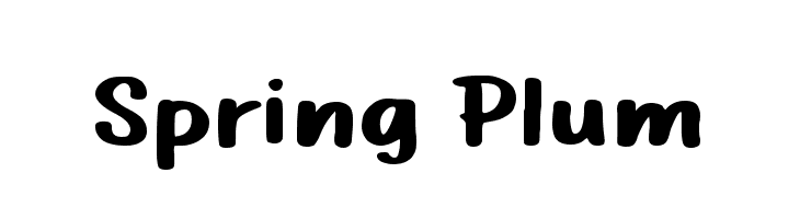 Spring Plum  免费字体下载