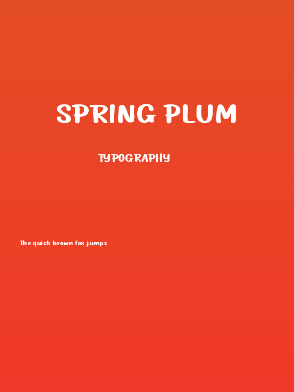 Spring Plum Poster