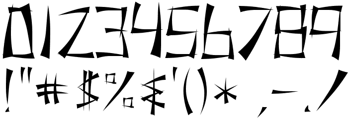 Spring Roll Font OTHER CHARS